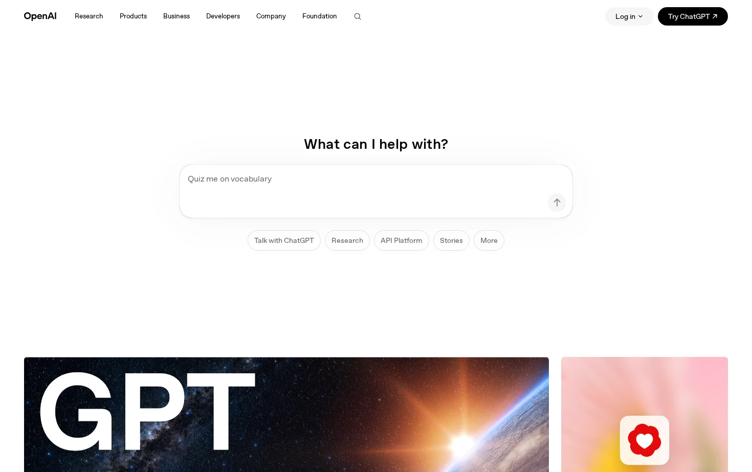 OpenAI 页面快照